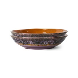 HKliving :: Zestaw 2 ceramicznych misek curry 70s daybreak