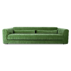 HKliving :: Sofa tapicerowana Club Royal Velvet zielona szer. 274 cm