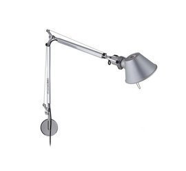 Artemide :: Lampa ścienna / kinkiet Tolomeo Mini srebrna szer. 71 cm