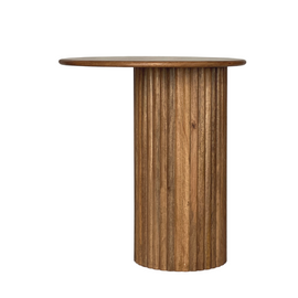 Table4U :: Drewniany stolik kawowy Leon śr. 50 cm kolor karmel