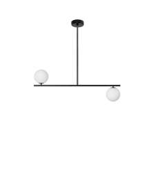 Ummo :: Lampa sufitowa Suguri C czarno-biała wys. 82 cm rozm. M