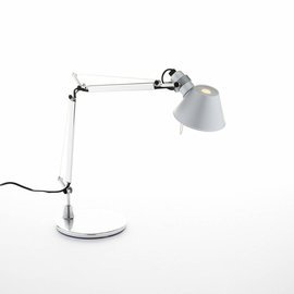 Artemide :: Lampa biurkowa Tolomeo Micro aluminium wys. 37 cm