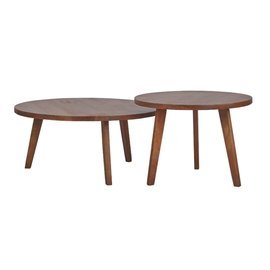 TABLE4U :: Drewniany Stolik Liten śr. 60x42 - kolor bursztyn