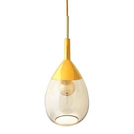 Ebb&Flow :: Lampa Wisząca Lute Pendant złota śr. 22 cm