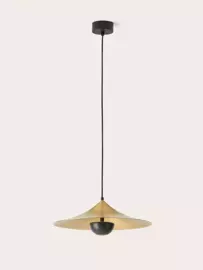 Aromas :: Lampa wisząca Hat złota / czarny marmur śr. 40 cm