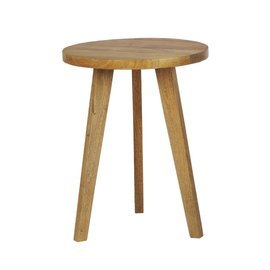 TABLE4U :: Drewniany stolik Liten śr. 60x42 - kolor naturalny