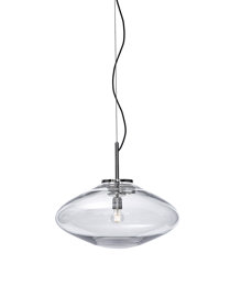 Bomma :: Lampa wisząca Disc transparentna śr. 55 cm