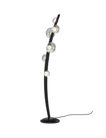 Bomma :: Lampa podłogowa Dew Drops wys. 162,4 cm czarna