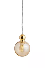 EBB & FLOW :: Lampa wisząca Uva Golden smoke złota śr. 7 cm rozm. M