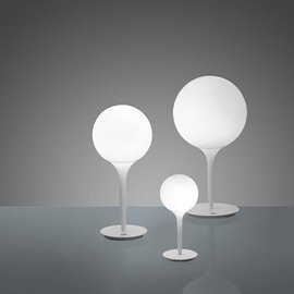 Artemide :: Lampa stołowa Castore biała śr. 25 cm