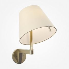 Artemide :: Lampa ścienna / kinkiet Melampo beżowy (bez włącznika) wys. 35 cm