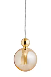 EBB & FLOW :: Lampa wisząca Uva Golden smoke złota śr. 10 cm rozm. L