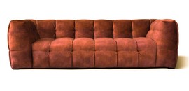 Nordic Line :: Sofa tapicerowana Michelle (dawniej Michelin) 3-osobowa ceglana 236x68x105 cm