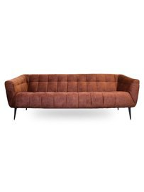 Nordic Line:: Sofa tapicerowana 3-osobowa Lilly ceglana 233x75x91 cm