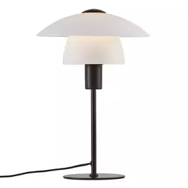 Nordlux :: Lampa stołowa Verona szklana czarna wys. 40 cm