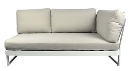 Miloo :: Sofa ogrodowa 2-osobowa Sue beżowa element prawy szer. 172 cm