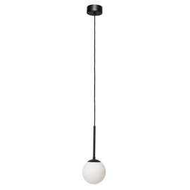 Kaspa :: Lampa wisząca Lamia 1 czarno-biała śr. 12 cm