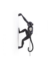 Seletti :: Lampa ścienna Monkey Lamp czarna