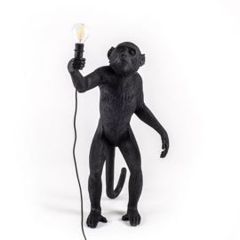 Seletti :: Lampa stołowa Monkey Standing Outdoor czarna