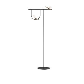 Artemide :: Lampa podłogowa Yanzi mosiężna czarna wys. 192 cm