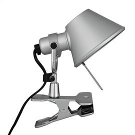 Artemide :: Lampa Tolomeo Micro Pinza aluminiowa szara wys. 20 cm