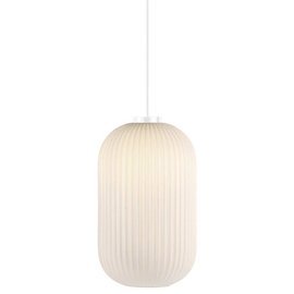 Nordlux :: Lampa wisząca Milford biała śr. 20 cm