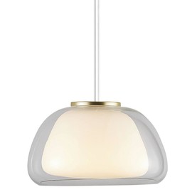 Nordlux :: Lampa wisząca Jelly biało-transparentna śr. 39 cm