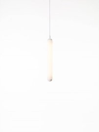 Brokis :: Lampa wisząca Puro Solo Vertical srebrna wys. 63 cm