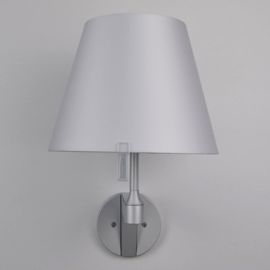 Artemide :: Lampa ścienna / kinkiet Melampo szary (z włącznikiem) wys. 35 cm