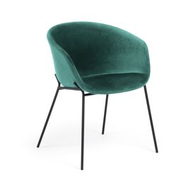 Tapicerowane krzesło Zin zielone