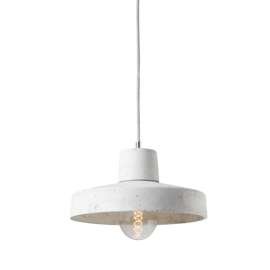 LOFTLIGHT :: Lampa wisząca Korta Concrete biała szer. 33 cm