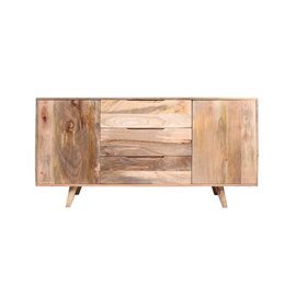 TABLE4U :: Drewniana komoda Ebba 140x40x68 - kolor naturalny