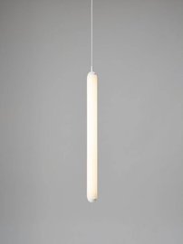 Brokis :: Lampa wisząca Puro Solo Vertical srebrna wys. 103 cm