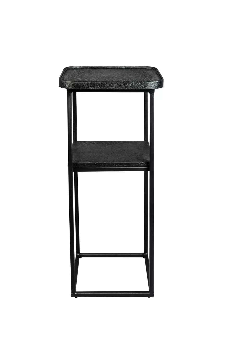 Dutchbone :: Wysoki stolik Winston metalowy czarny wys. 80 cm