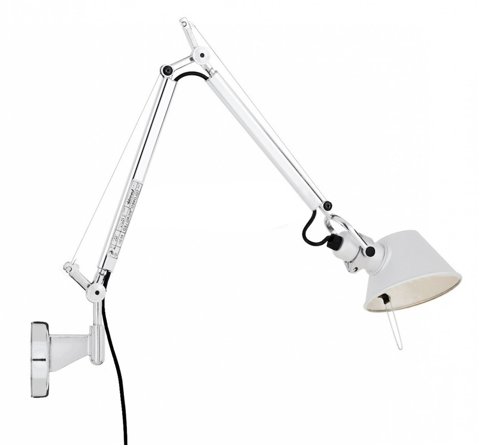 Artemide :: Lampa ścienna / kinkiet Tolomeo Mini biały szer. 71 cm