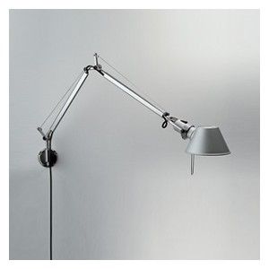 Artemide :: Lampa ścienna / kinkiet Tolomeo Micro LED srebrny szer. 49 cm