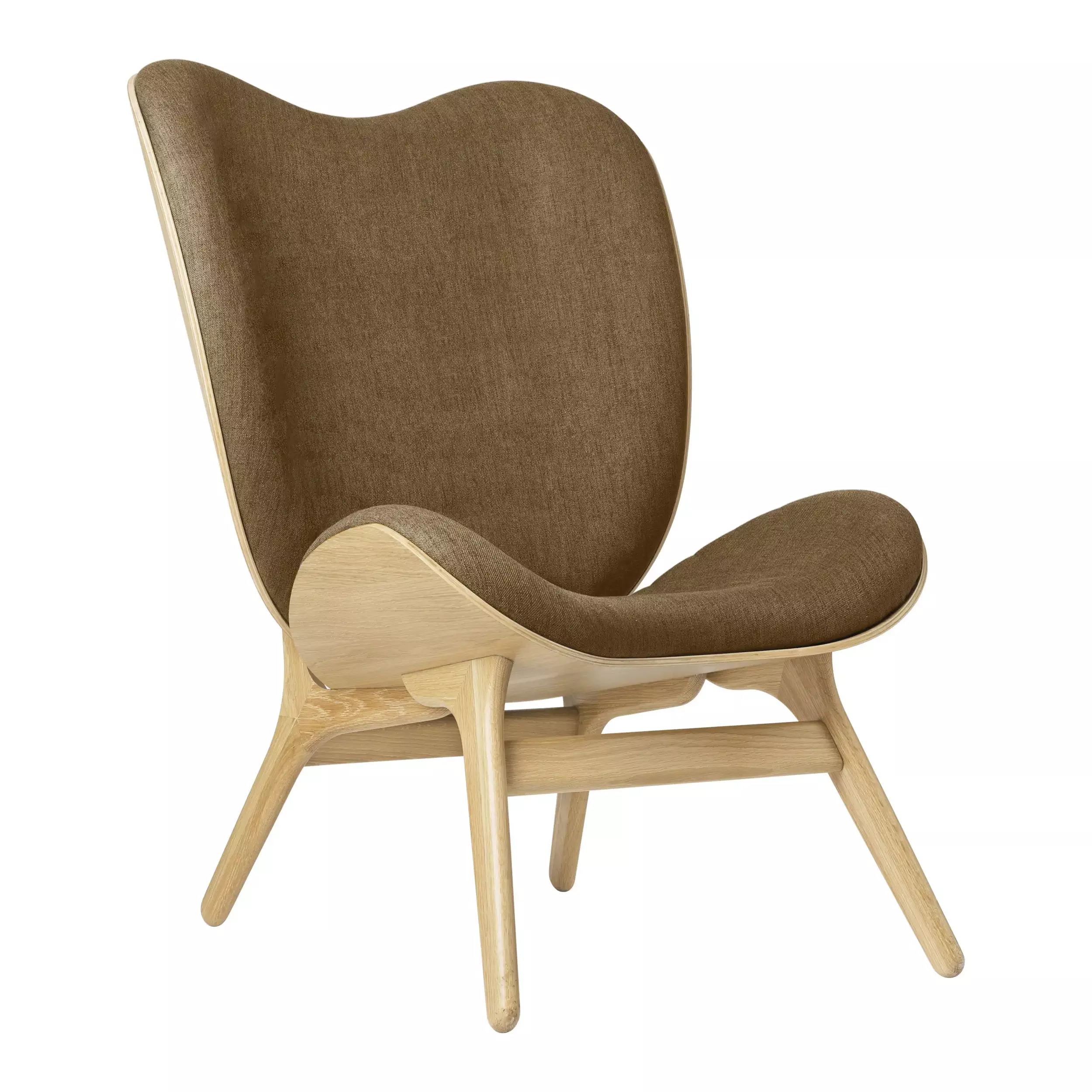 Umage :: Fotel tapicerowany Conversation Piece Sugar Brown brązowy szer. 73 cm