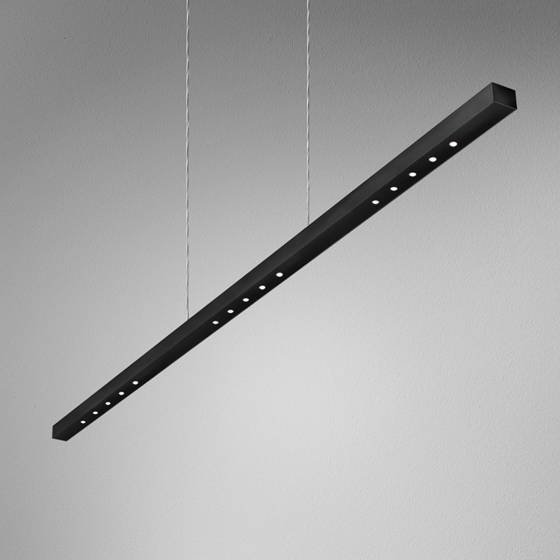 Aqform :: Lampa wisząca LENS czarna szer. 96 cm