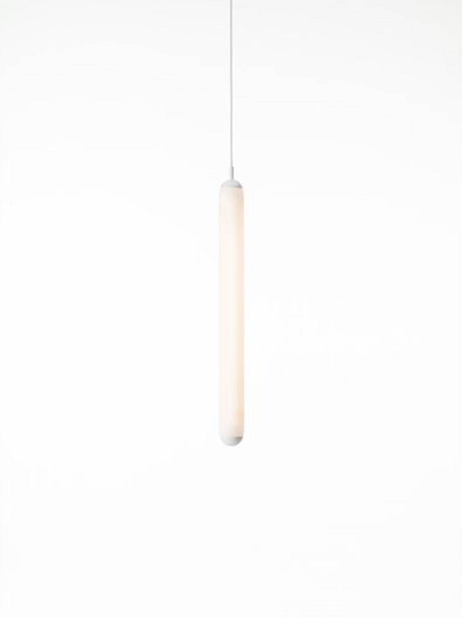 Brokis :: Lampa wisząca Puro Solo Vertical srebrna wys. 83 cm