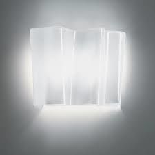 Artemide :: Lampa ścienna / kinkiet Logico Mini biały szer. 25 cm