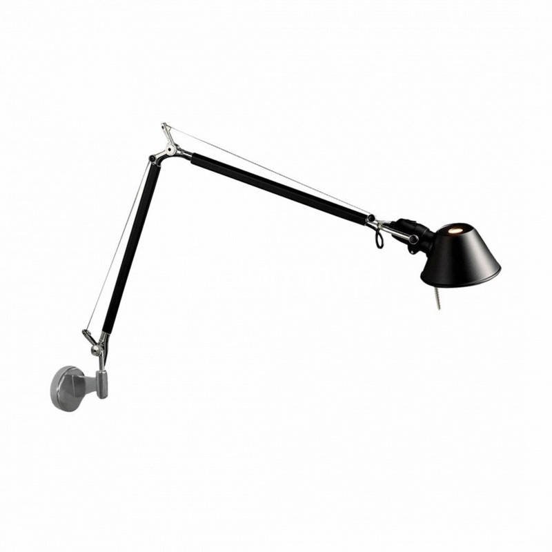 Artemide :: Lampa ścienna / kinkiet Tolomeo czarny szer. 81 cm