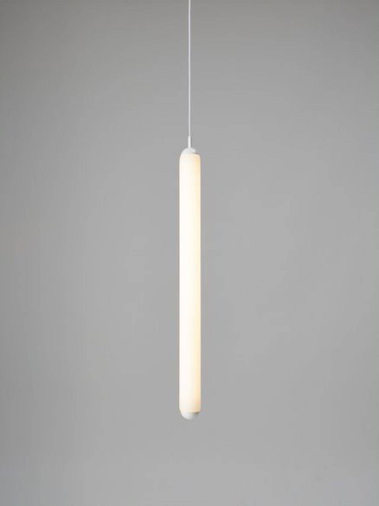 Brokis :: Lampa wisząca Puro Solo Vertical srebrna wys. 103 cm