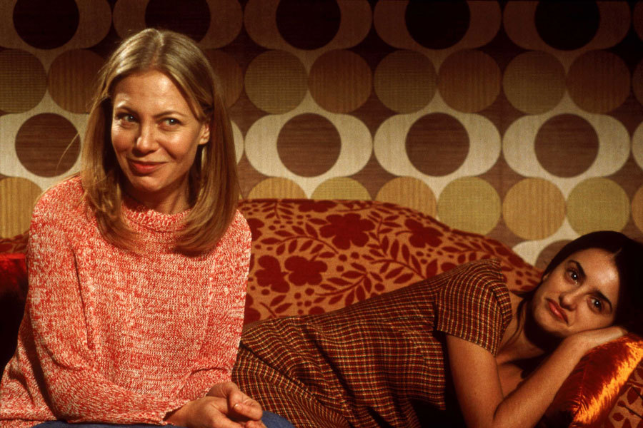 Woood :: Sofa Sara mała velvet wzór fenix szer. 110 cm