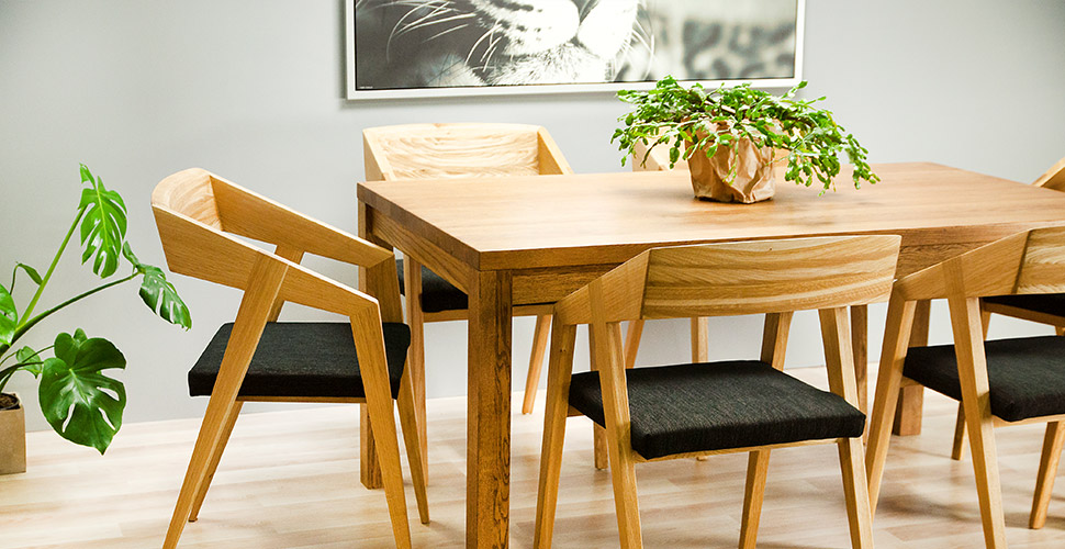 Meble z litego drewna