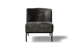 Nordic Line :: Upholstered armchair Brooks grey 71x62x77
