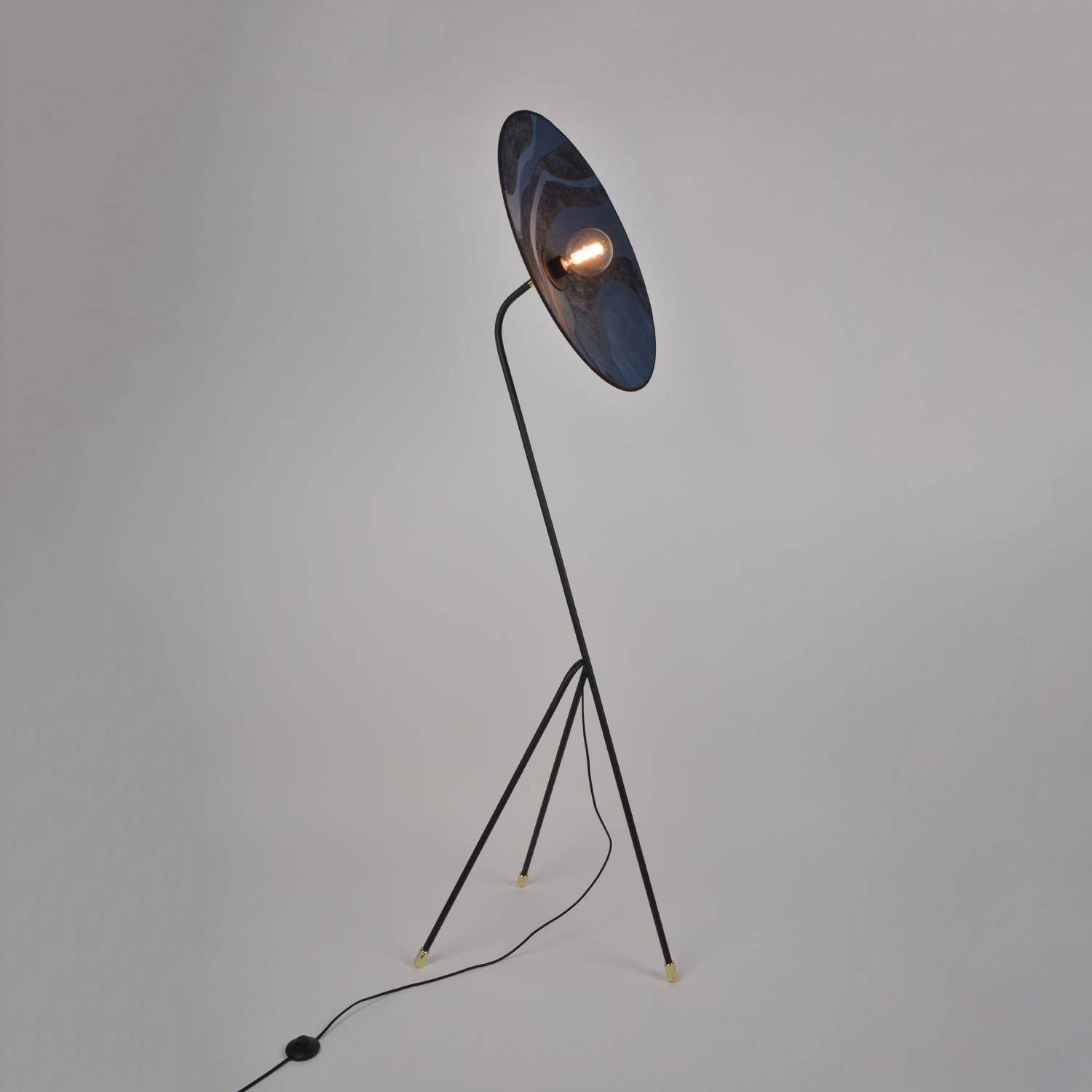 Market Set :: Floor lamp Sonia Laudet Malachite Nuit darkblue H: 180 cm  navy blue PR503477