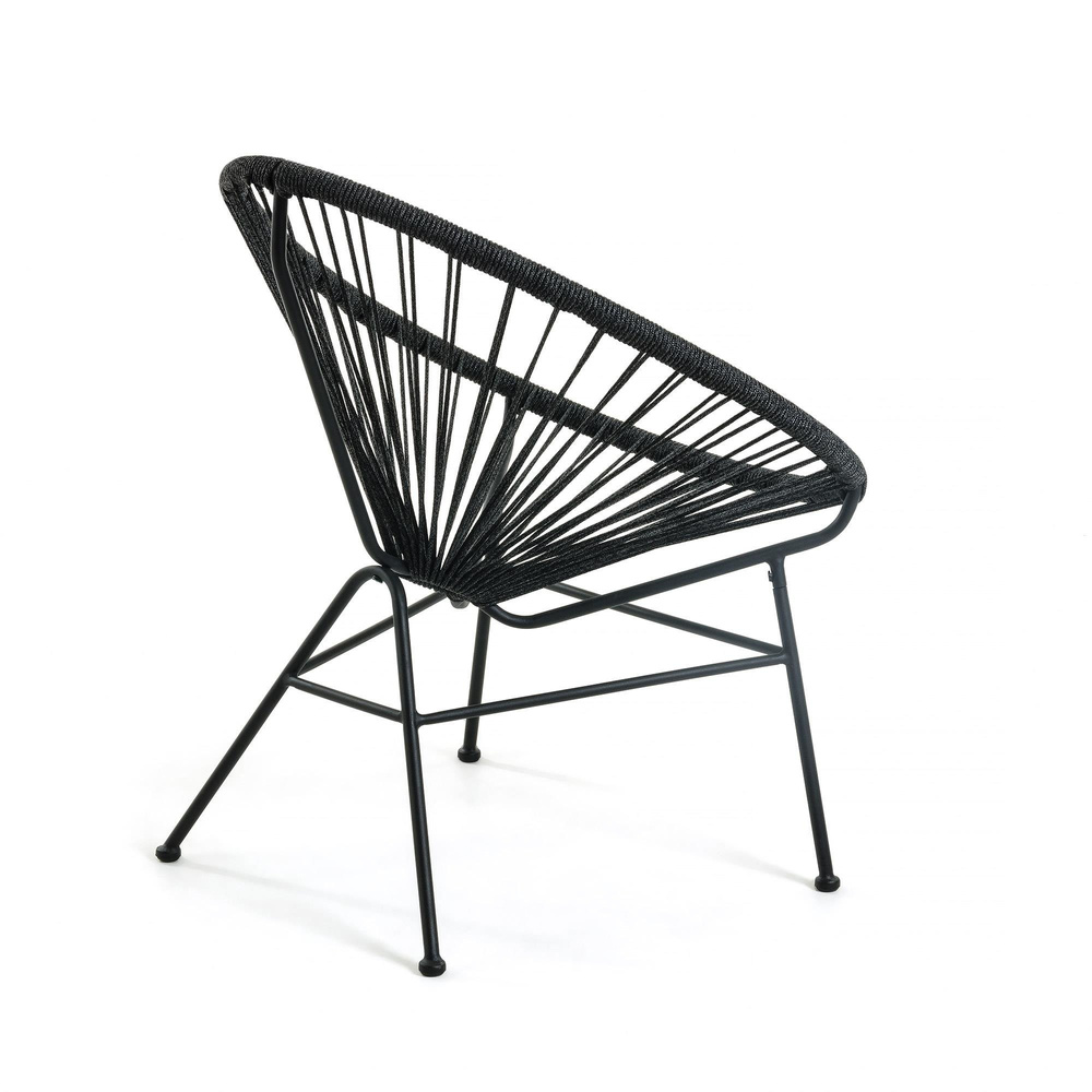 Metal armchair Sumara black CC1216J01 Furniture store 9design, showroom Warsaw