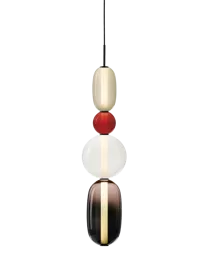 Bomma :: Lampa wisząca Pebbles 7 śr 26,1 cm wielokolorowa