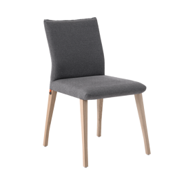 Mobitec :: Stuhl gepolstert Rob Breite 47 cm braun