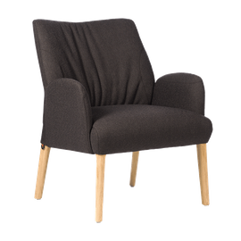 Mobitec :: Stuhl gepolstert Rob Breite 47 cm braun